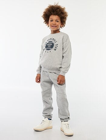 Felpa loose con stampa