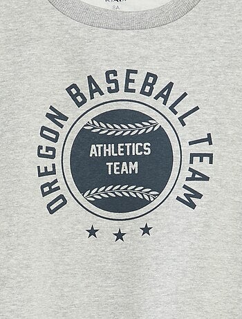 Felpa loose con stampa