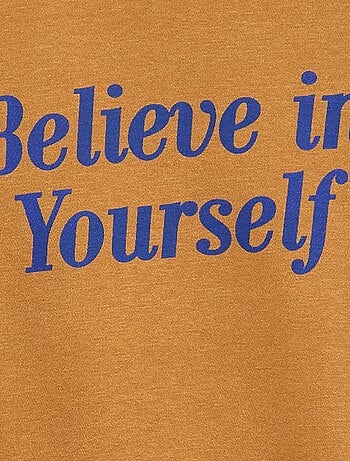 Felpa loose con stampa