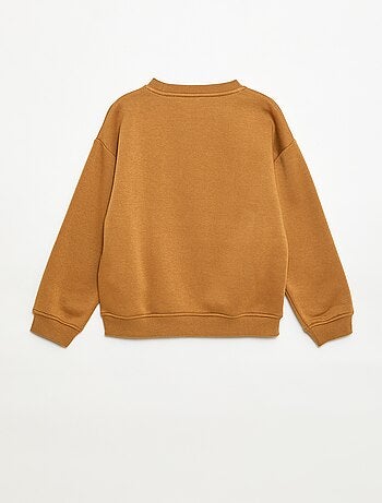 Felpa loose con stampa