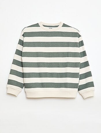 Felpa loose con stampa