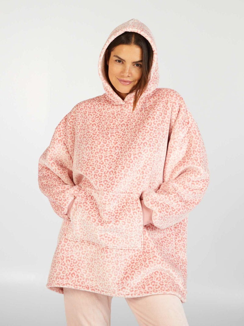 Felpa lunga in pile Rosa - Kiabi
