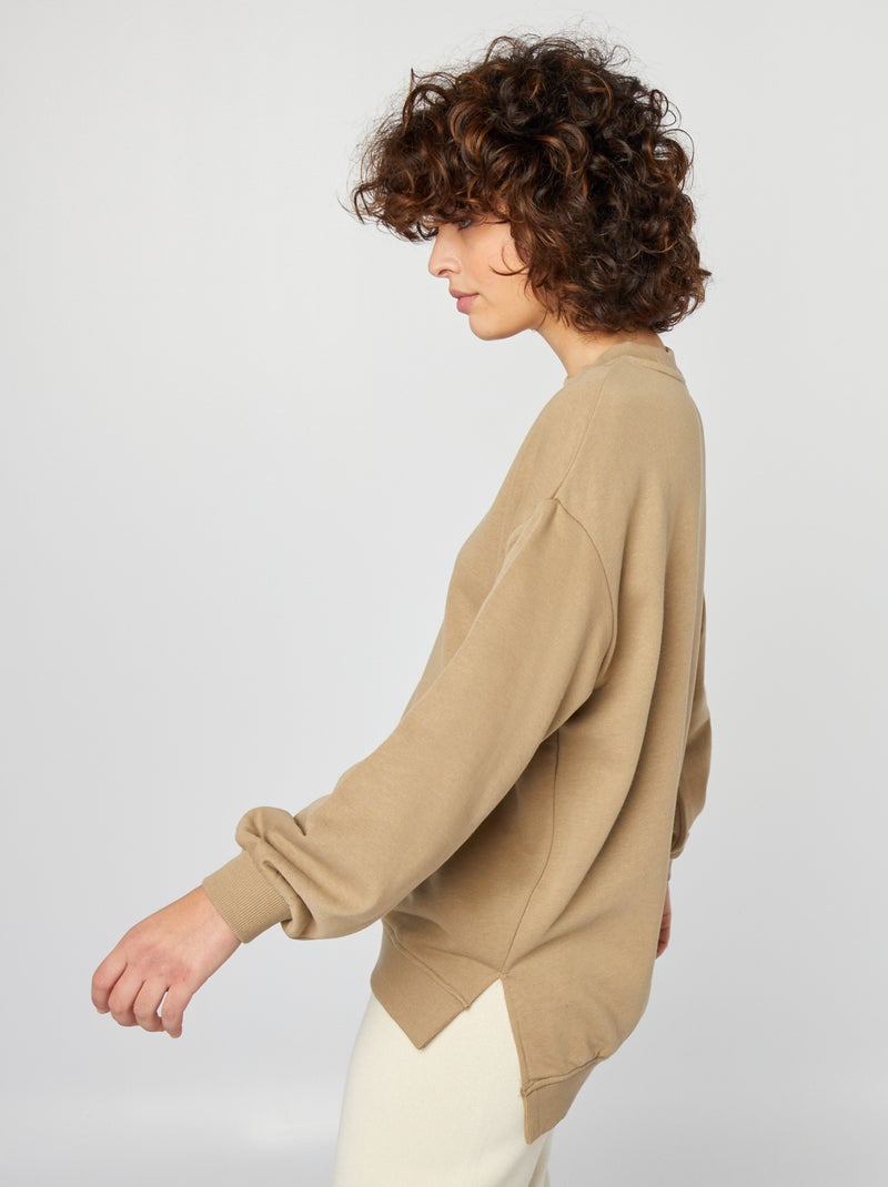 felpa lunga per leggings