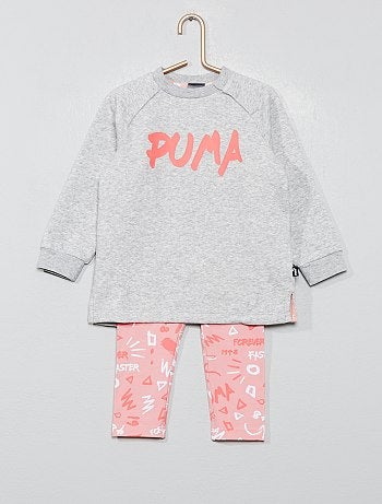 Felpa lunga + leggings 'Puma' - Kiabi