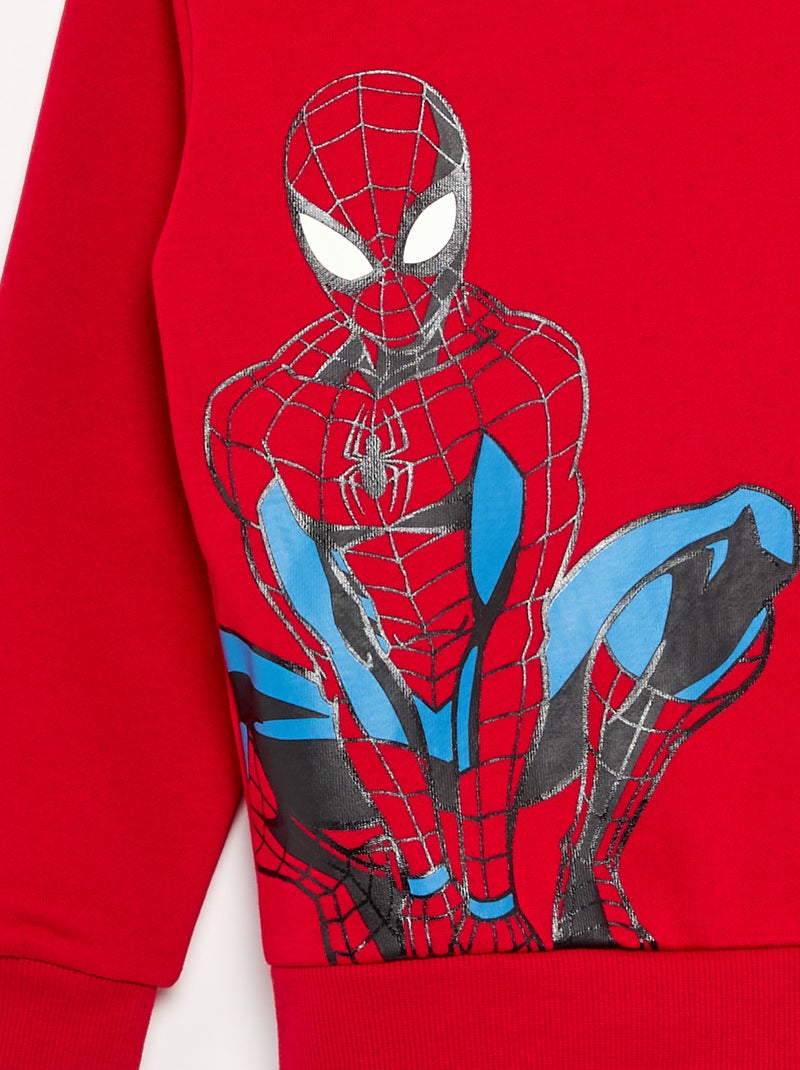 Felpa 'Marvel' 'Spider-Man' con cappuccio Rosso - Kiabi