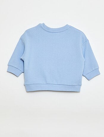 Felpa mélange in french terry