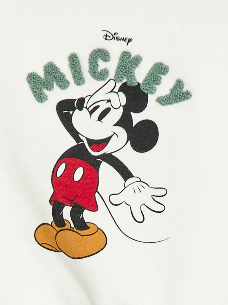 Felpa 'Mickey' 'Disney' a girocollo Verde - Kiabi