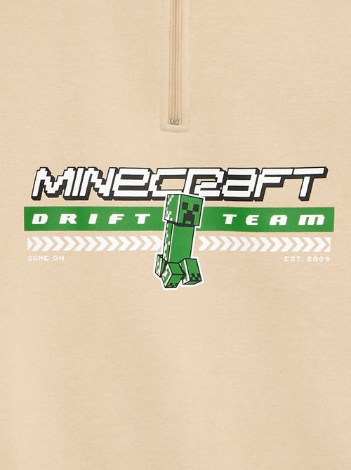 Felpa 'Minecraft' con collo a cerniera - Kiabi Felpa 'Minecraft' con collo a cerniera - Kiabi