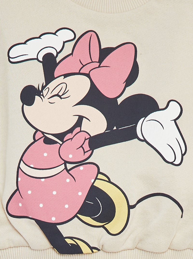 Disney MINNIE MOUSE LANGARM OBERTEIL - Maglia del pigiama - schwarz/nero