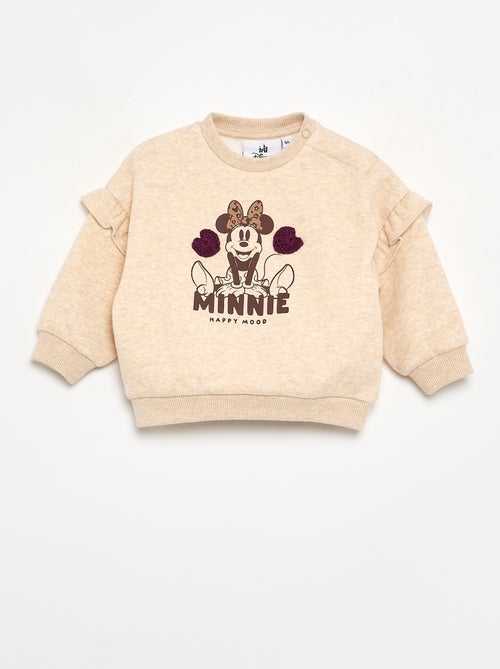 Felpa 'Minnie' 'Disney' con volant sulle spalle - Kiabi