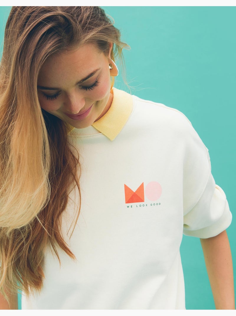 Felpa MO 30 Anni, MO Fashion Bianco - Kiabi