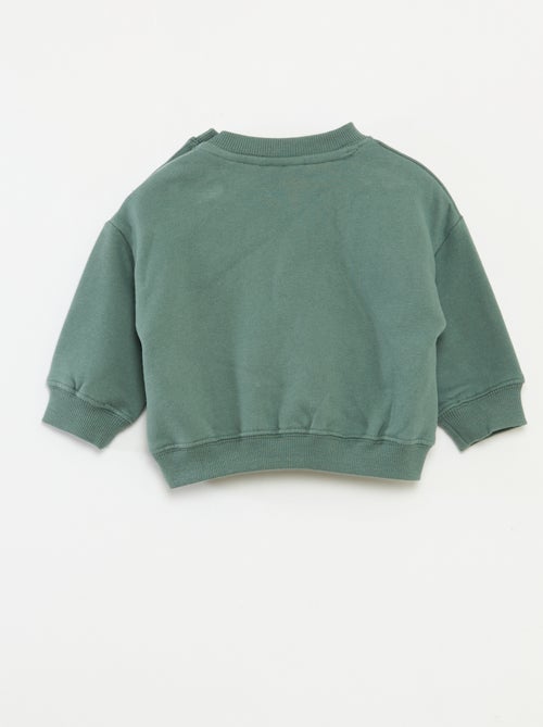 Felpa natalizia stampata 'Disney' 'Stitch' in cotone - Kiabi