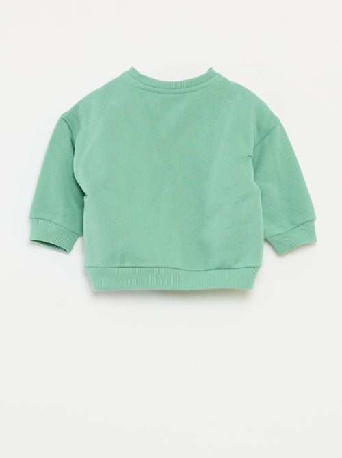 Felpa natalizia stampata in pile di cotone - Kiabi