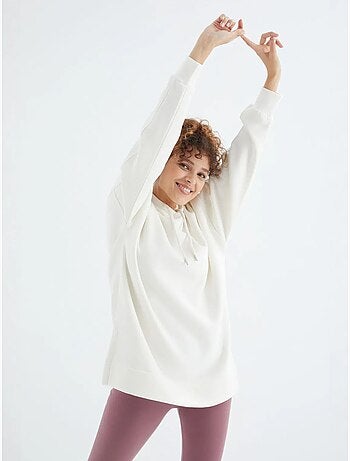 Felpa oversize con cappuccio e tasca tommy