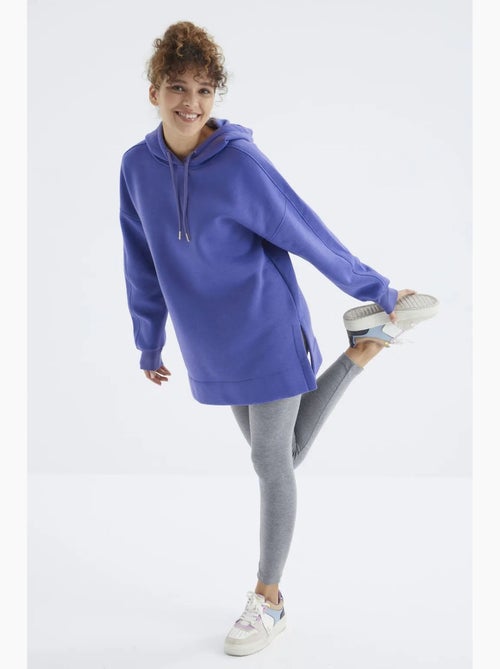 Felpa oversize con cappuccio e tasca tommy - Kiabi