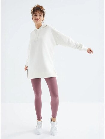Felpa oversize con cappuccio e tasca tommy