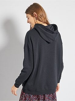 Felpa oversize con cappuccio - Kiabi
