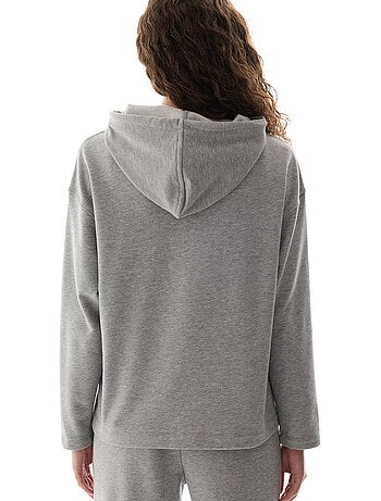 Felpa oversize con cappuccio penti