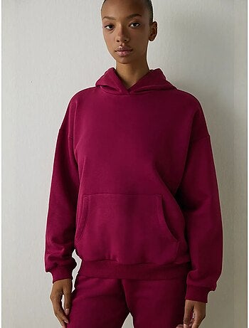 Felpa oversize con cappuccio penti