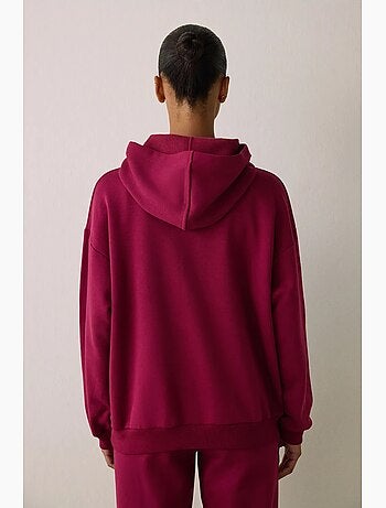Felpa oversize con cappuccio penti