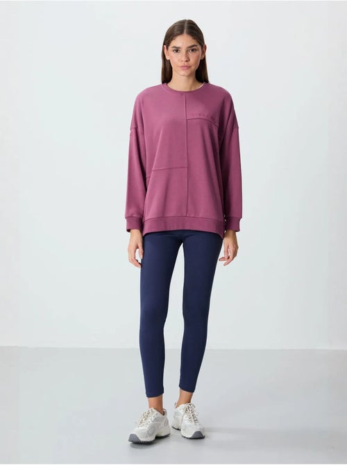 Felpa oversize con girocollo tommy - Kiabi Felpa oversize con girocollo tommy - Kiabi