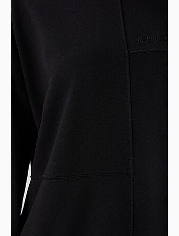 Felpa oversize con girocollo tommy