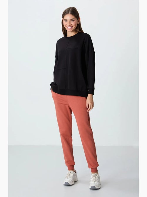 Felpa oversize con girocollo tommy - Kiabi Felpa oversize con girocollo tommy - Kiabi