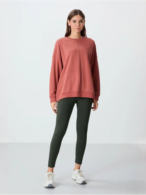 Felpa oversize con girocollo tommy - Kiabi Felpa oversize con girocollo tommy - Kiabi