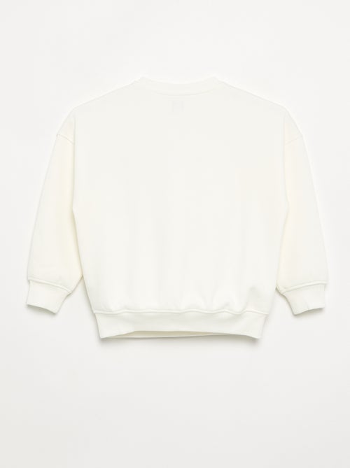 Felpa oversize con patch multipli - Kiabi Felpa oversize con patch multipli - Kiabi