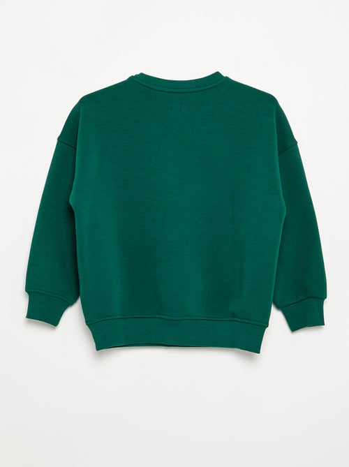 Felpa oversize con patch multipli - Kiabi Felpa oversize con patch multipli - Kiabi