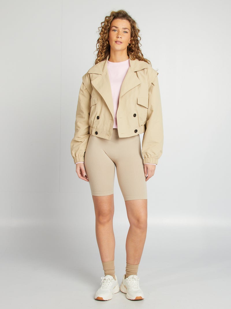 Felpa oversize con scollo tondo ROSA - Kiabi