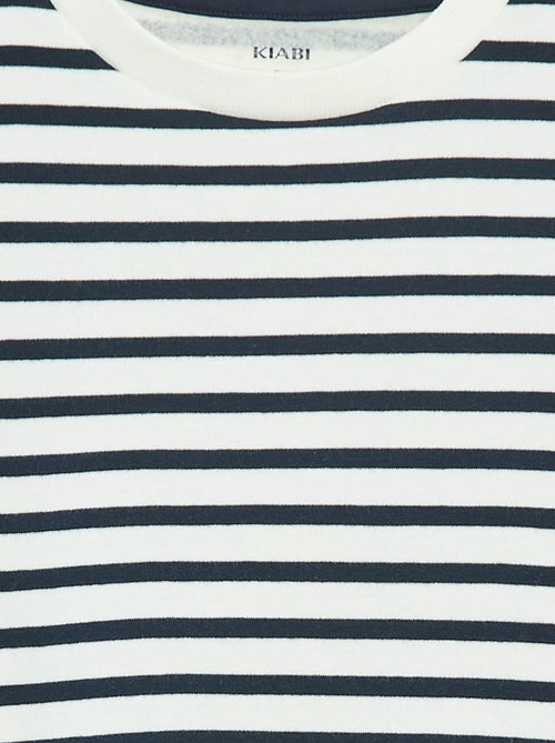 Felpa oversize con stampa - Kiabi