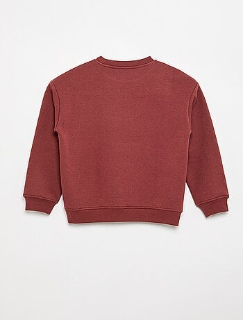 Felpa oversize con stampa