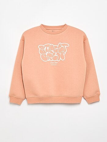Felpa oversize con stampa