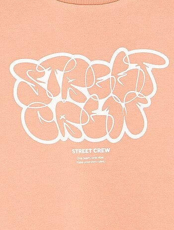 Felpa oversize con stampa