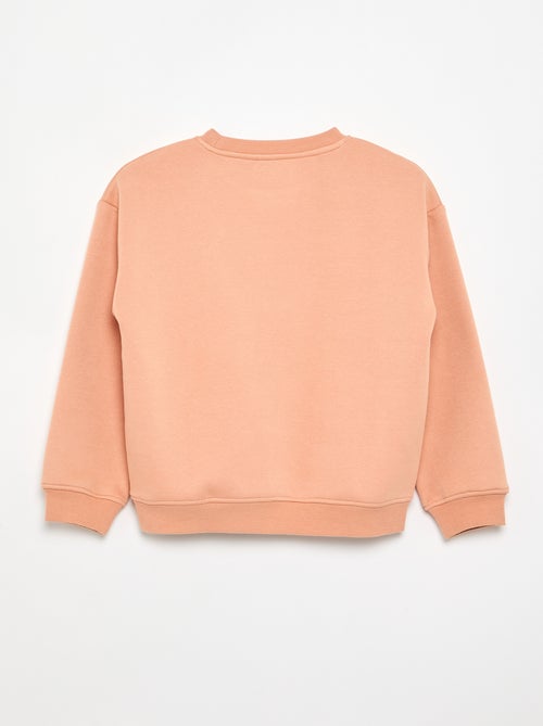 Felpa oversize con stampa - Kiabi