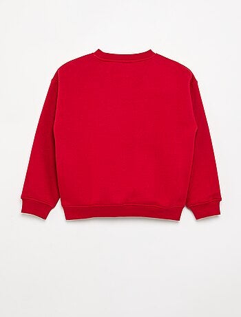 Felpa oversize con stampa