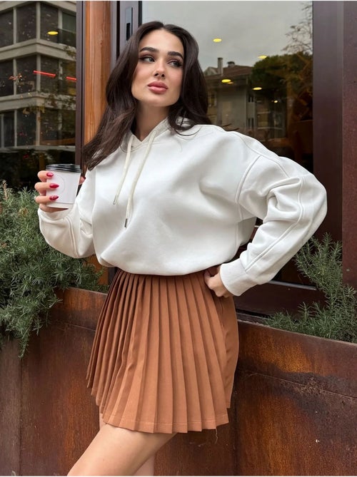 Felpa oversize con tasca tommy - Kiabi