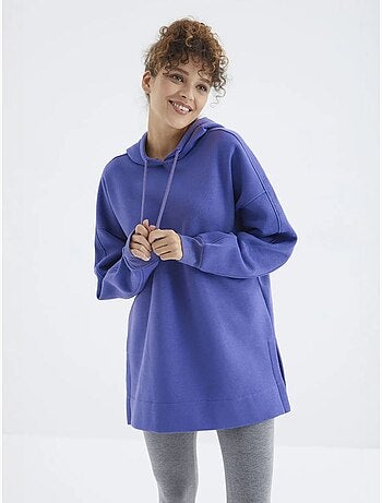 Felpa oversize con tasca tommy