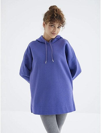 Felpa oversize con tasca tommy