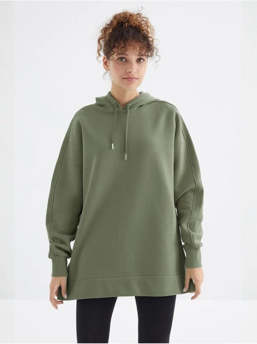 Felpa oversize con tasca tommy - Kiabi