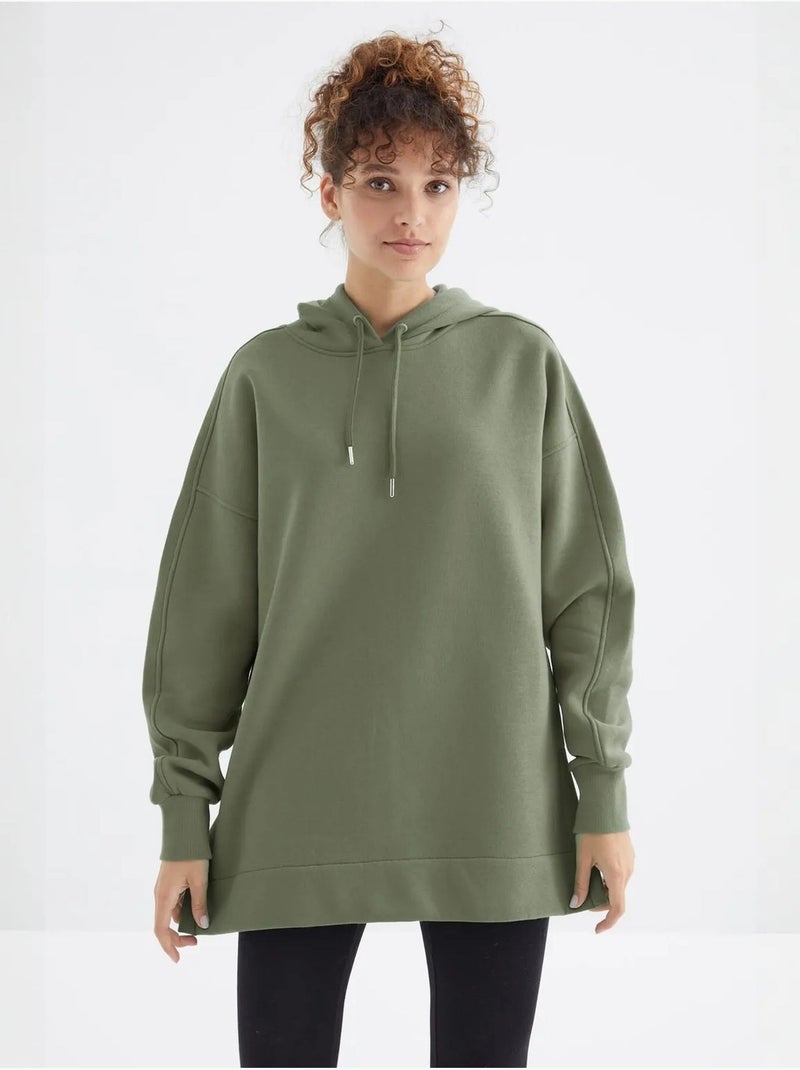 Felpa oversize con tasca tommy Cachi - Kiabi