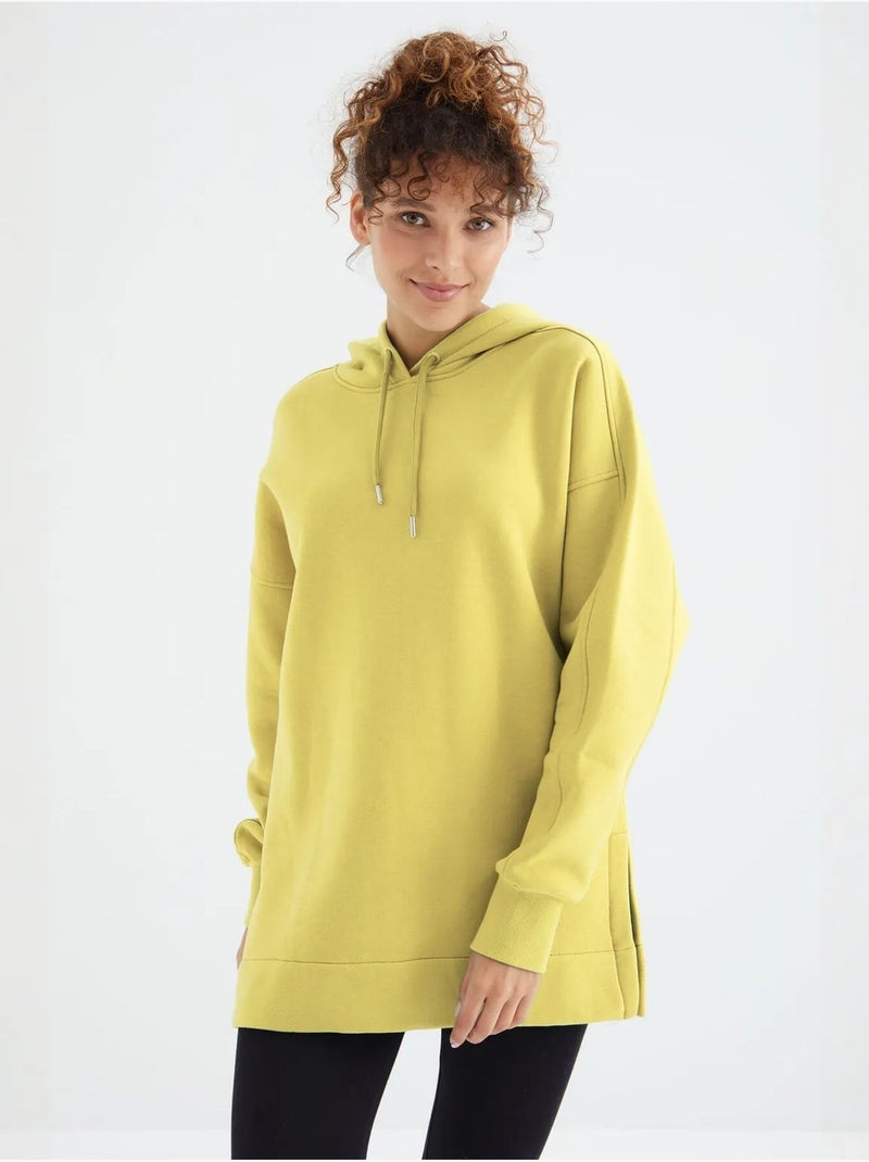 Felpa oversize con tasca tommy Giallo limone - Kiabi