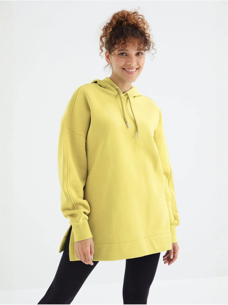 Felpa oversize con tasca tommy Giallo limone - Kiabi