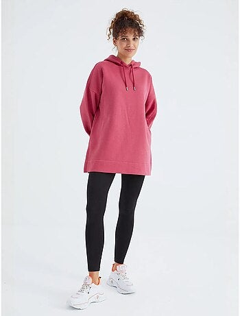 Felpa oversize con tasca tommy