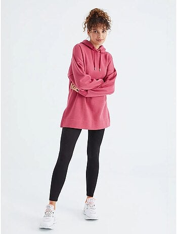 Felpa oversize con tasca tommy