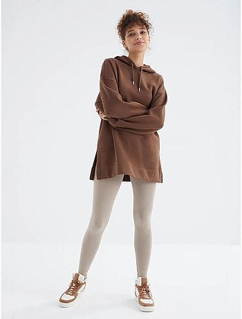 Felpa oversize con tasca tommy