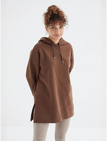 Felpa oversize con tasca tommy