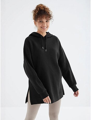 Felpa oversize con tasca tommy
