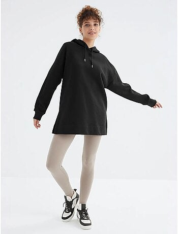 Felpa oversize con tasca tommy